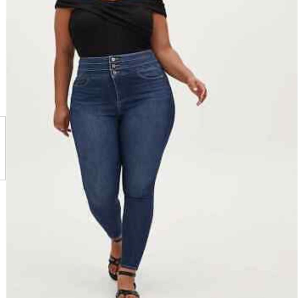 Torrid Studio Knit Crisscross Off Shoulder Bodysuit Snap Closure Black